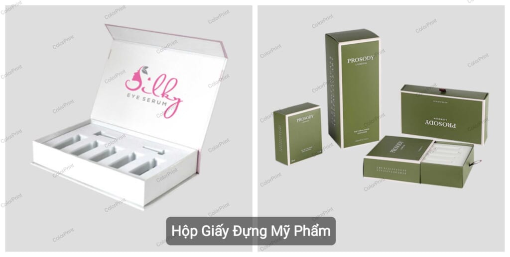 hộp giấy đựng mỹ phẩm