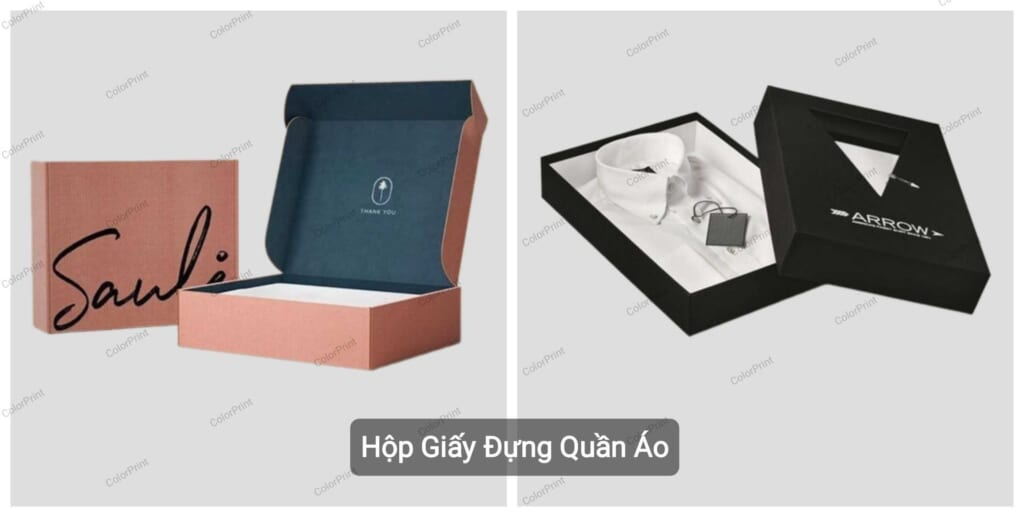 hộp giấy đựng quần áo