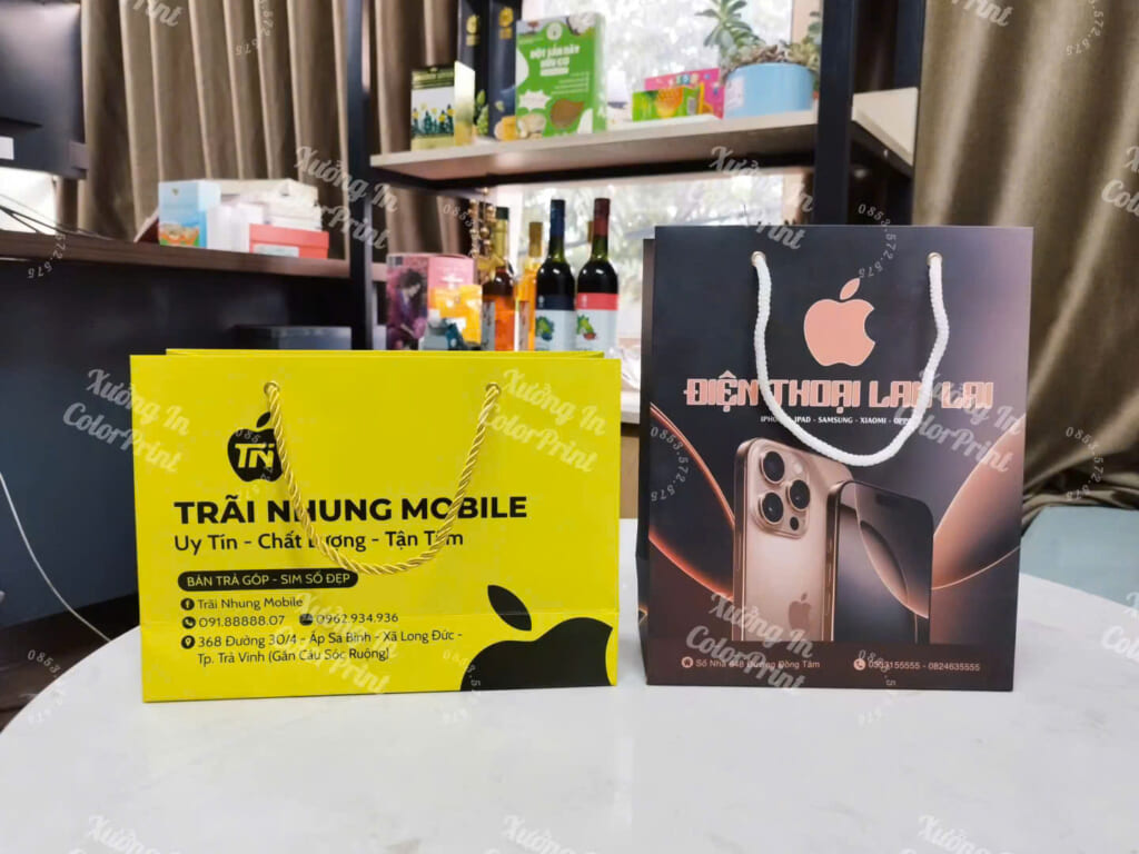 túi giấy couche