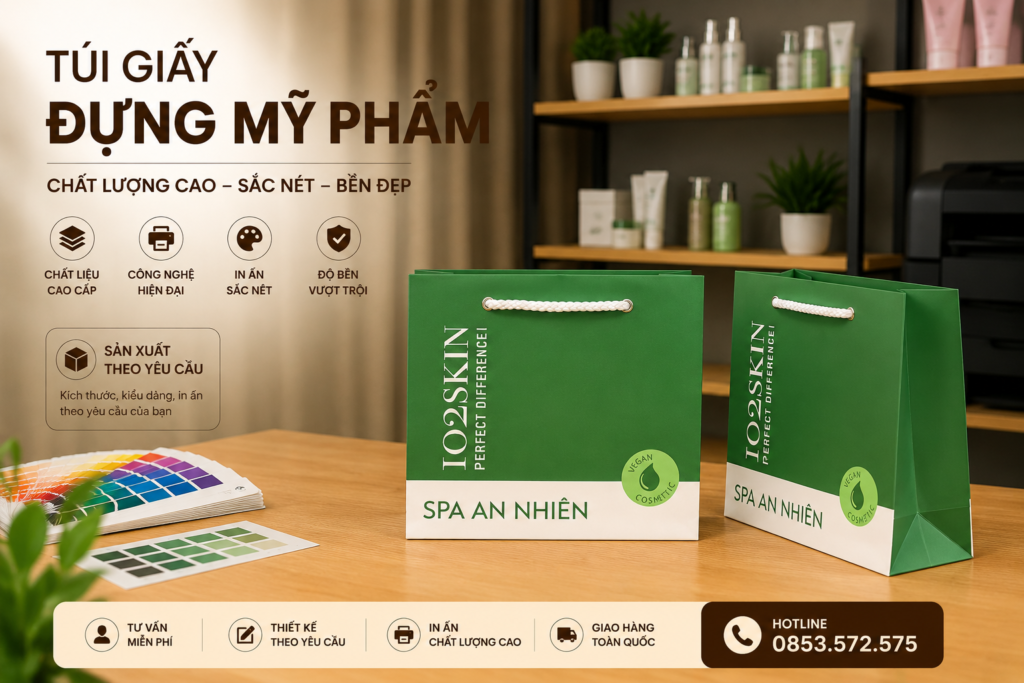 Túi giấy đựng mỹ phẩm