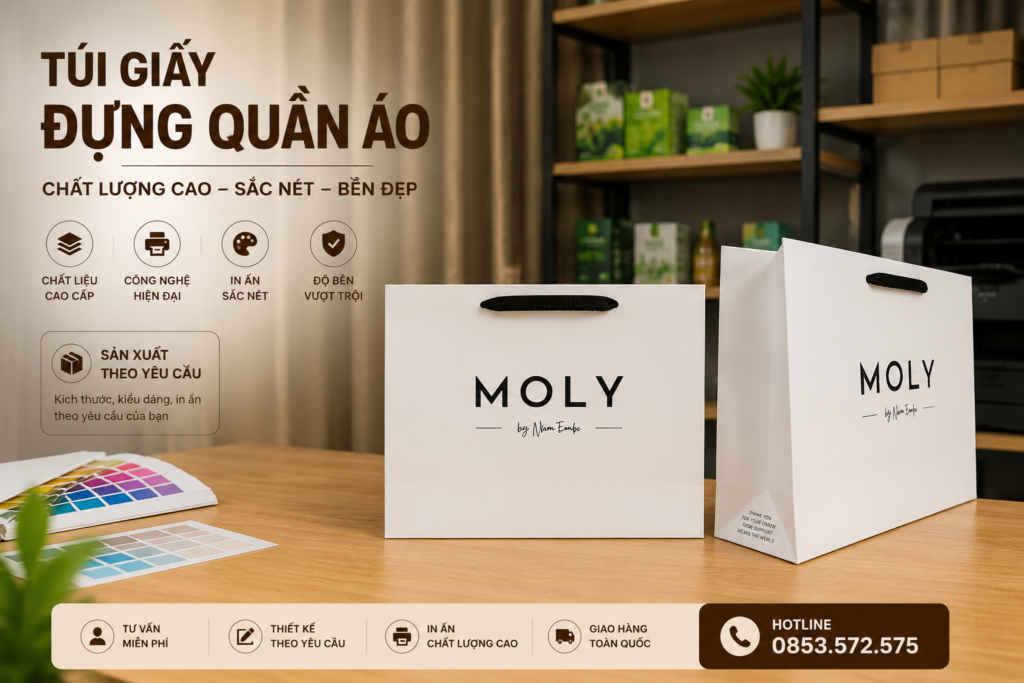 Túi giấy đựng quần áo