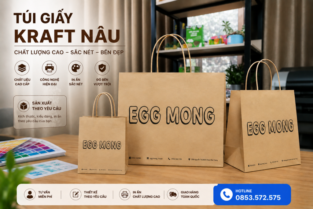 Túi giấy kraft nâu