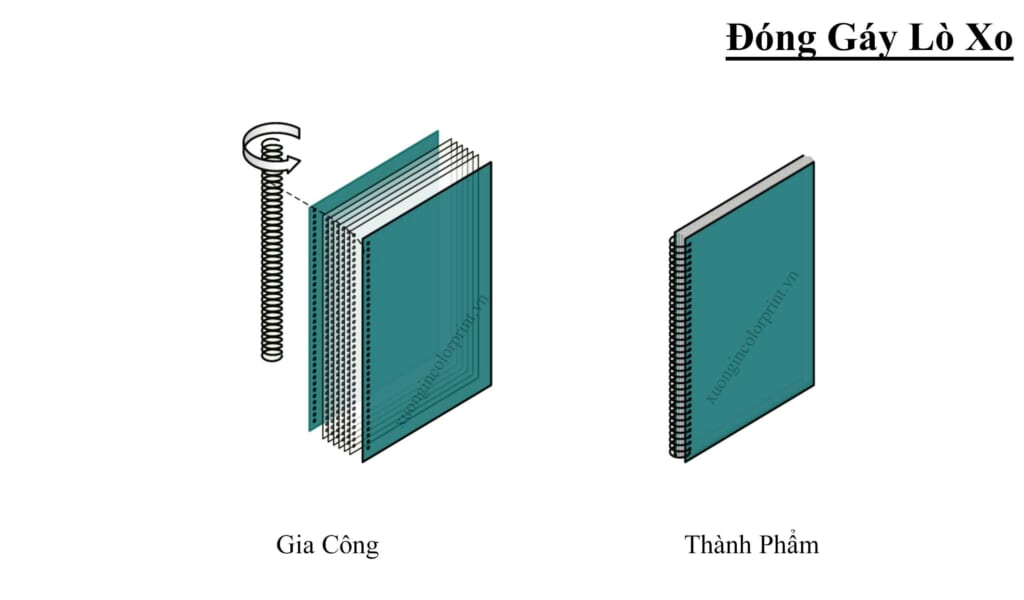 Kiểu đóng gáy lò xo