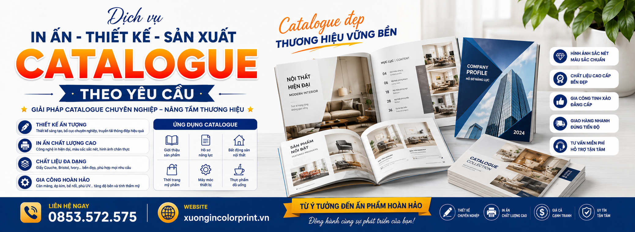 banner in catalogue theo yêu cầu