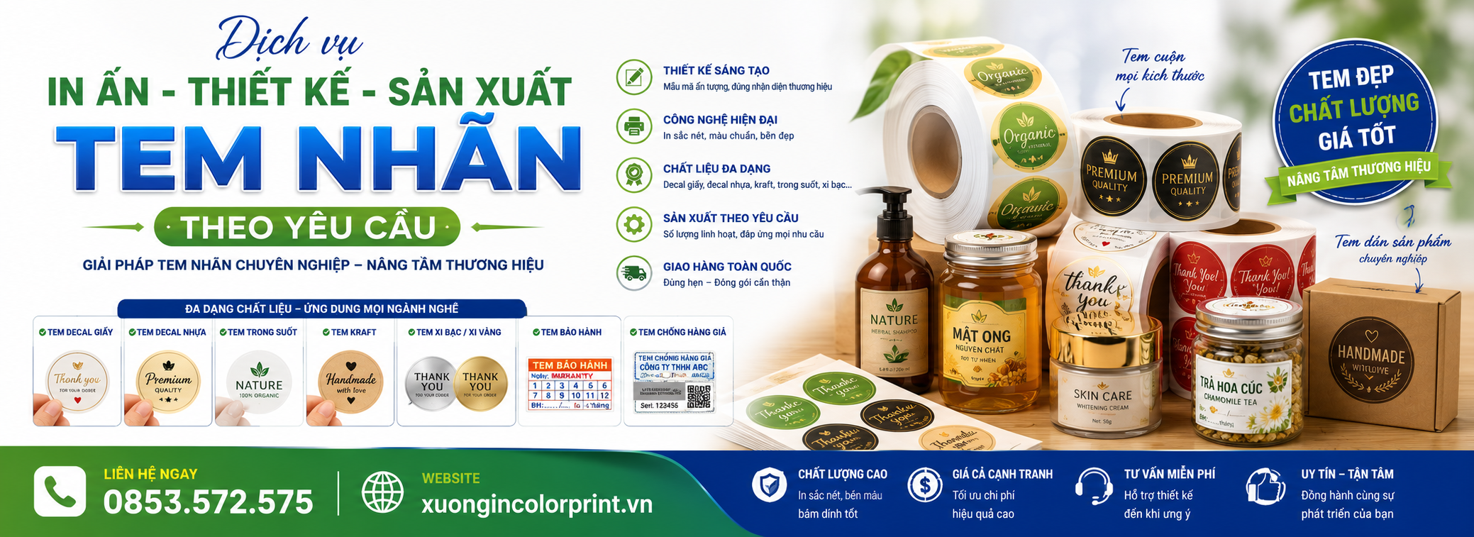 banner in tem nhãn theo yêu cầu