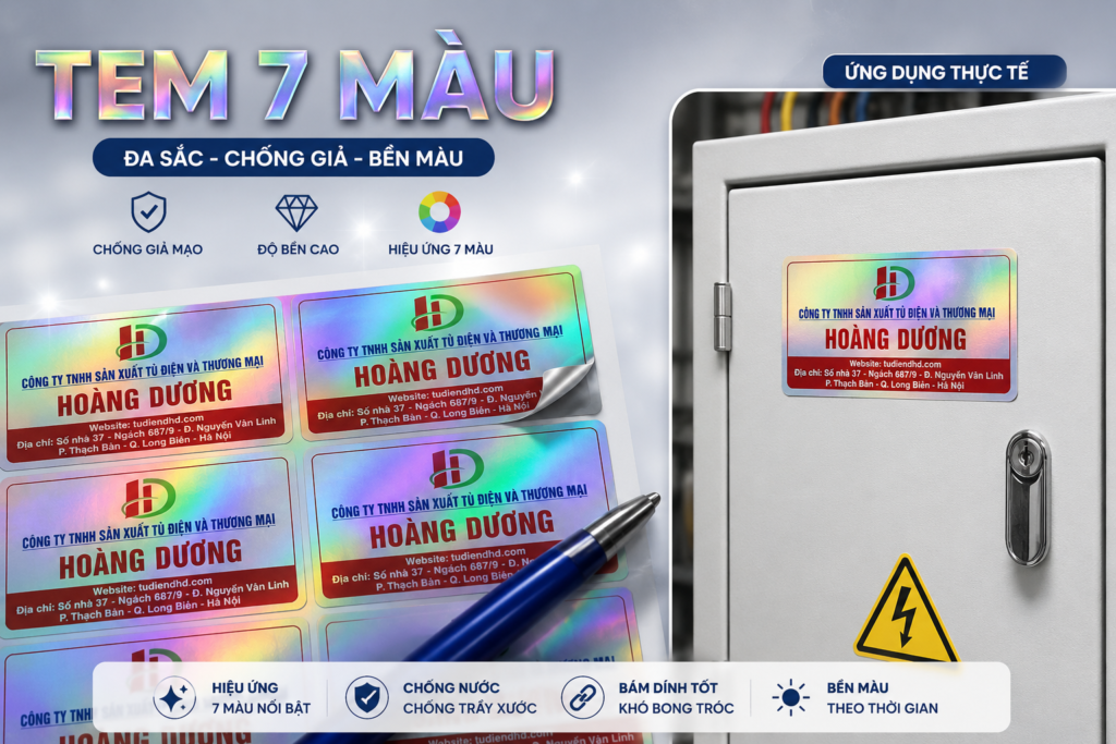 Tem 7 màu