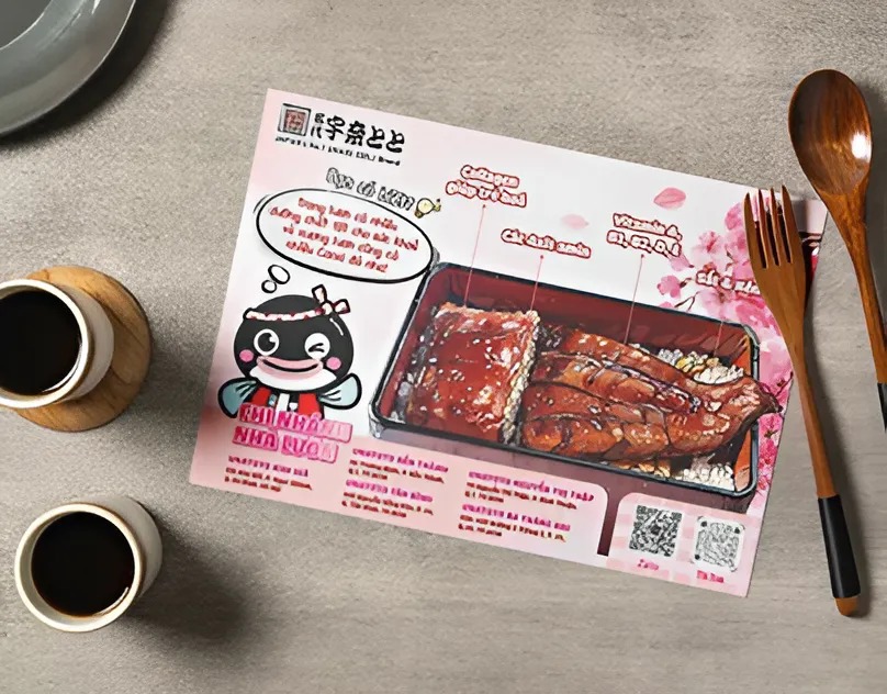 giấy lót bàn quán hàn quốc