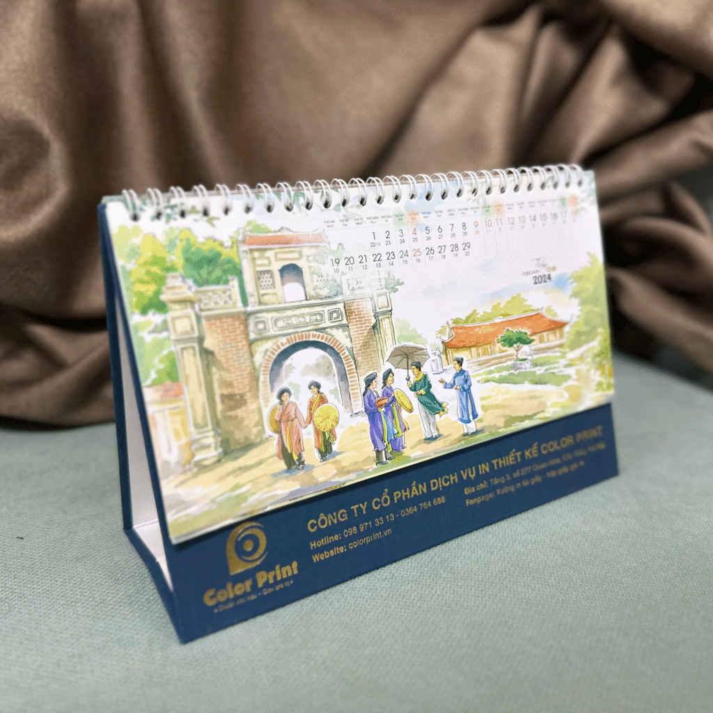Mẫu lịch để bàn đẹp