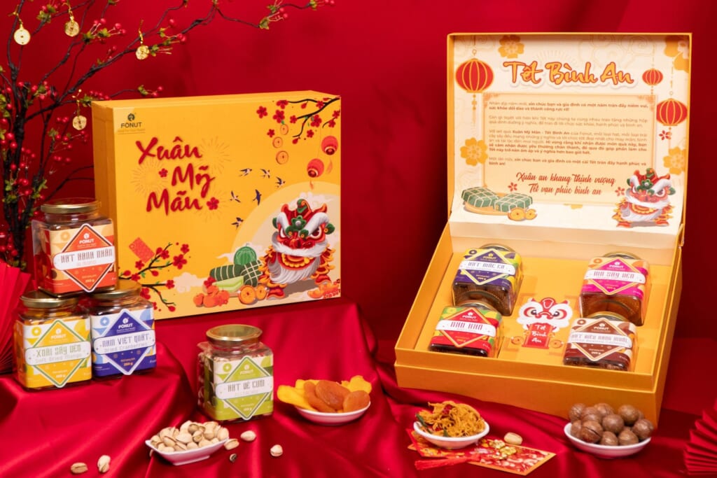 Mẫu hộp quà Tết đẹp