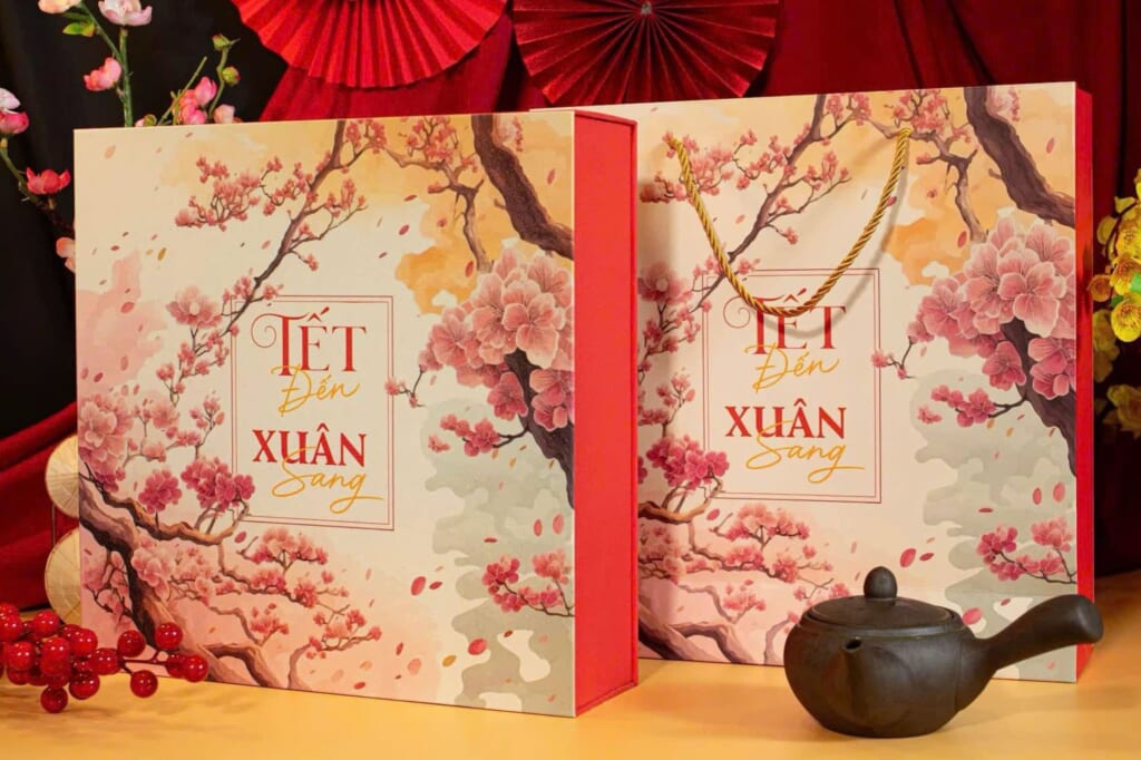 Mẫu hộp quà Tết đẹp