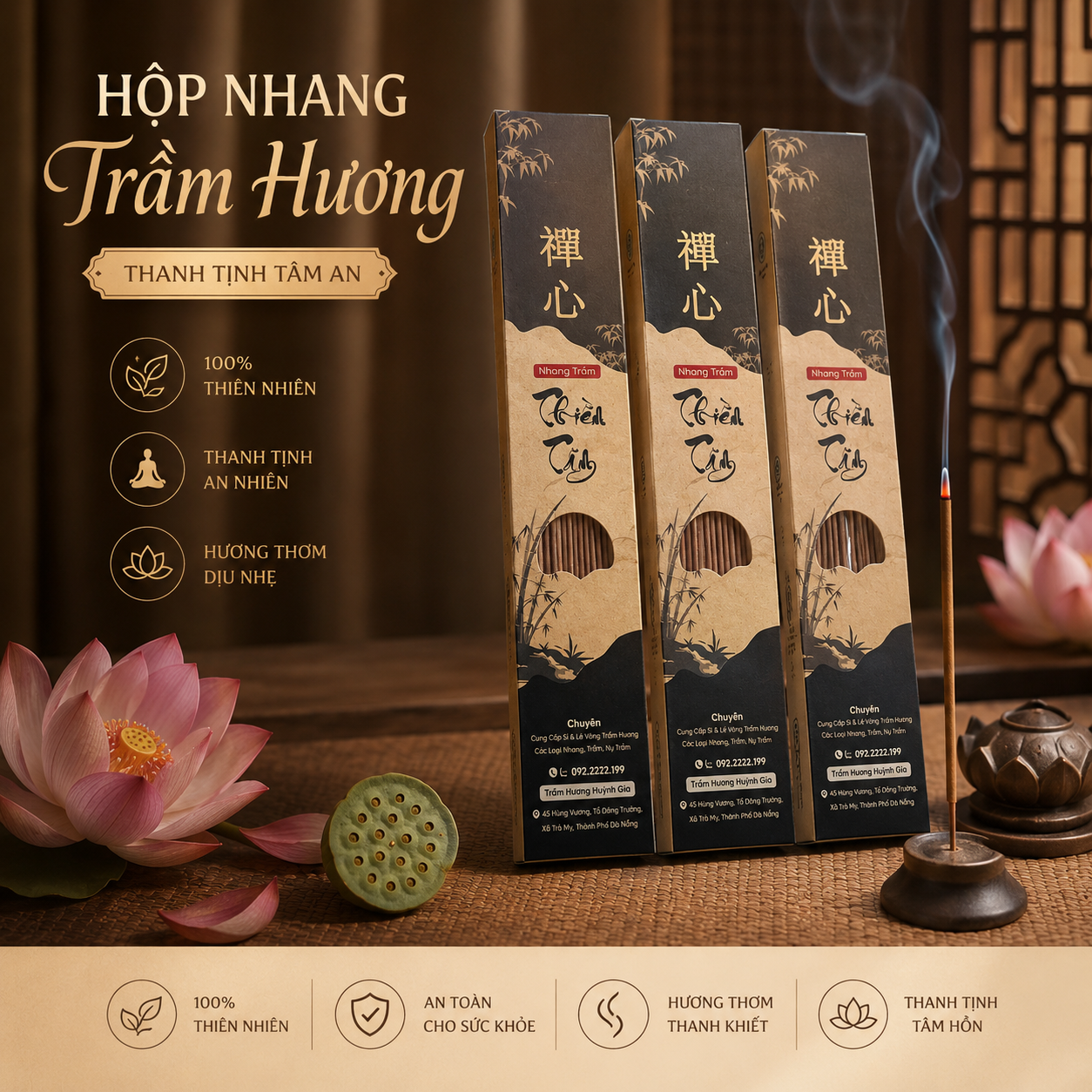 Mẫu hộp đựng nhang