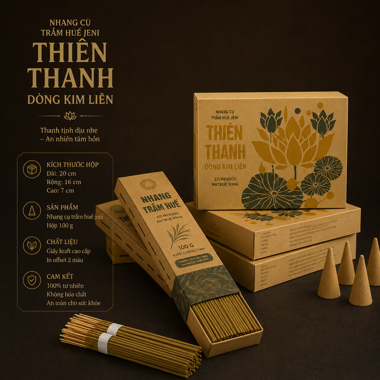 Mẫu hộp đựng nhang trầm đẹp