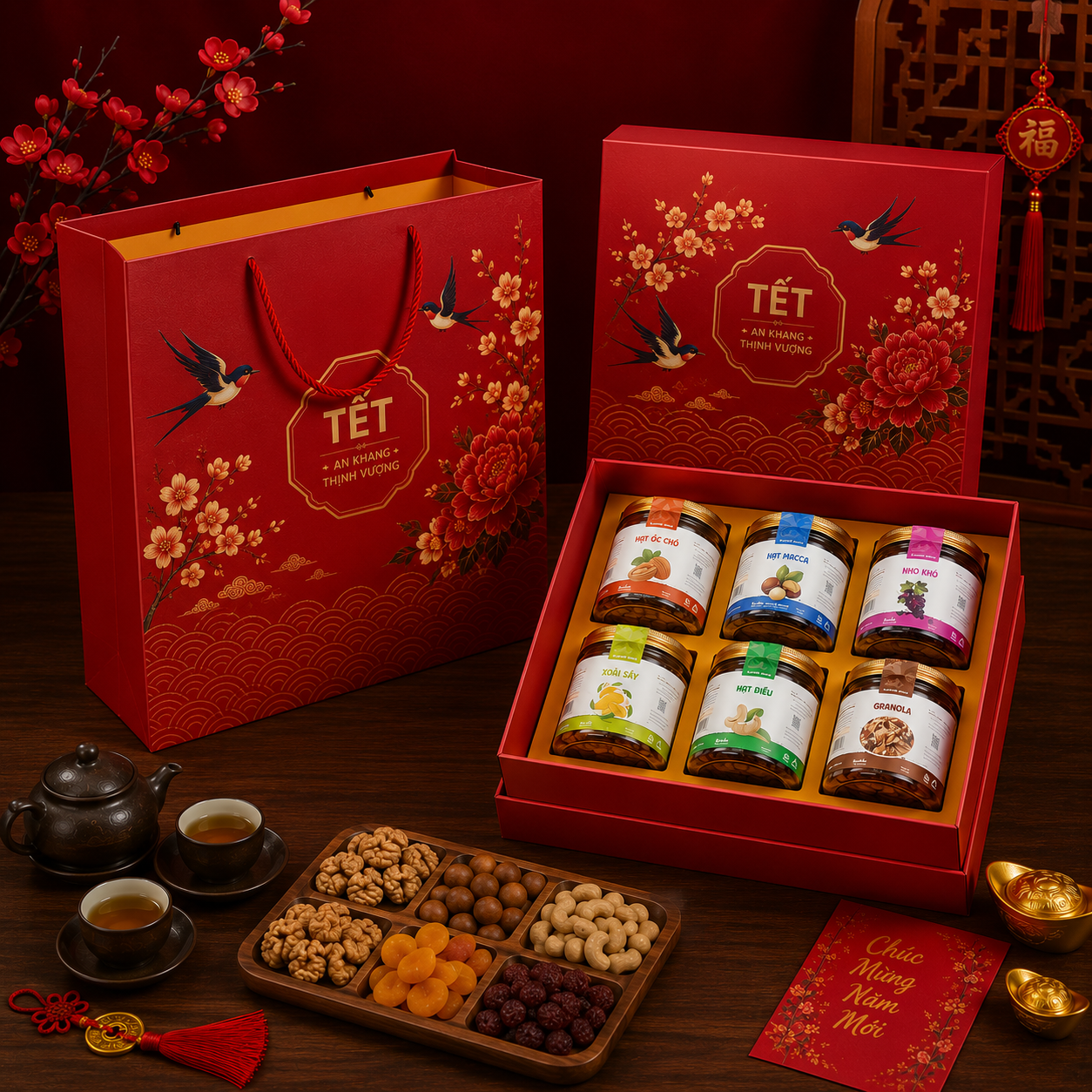 in hộp quà tết